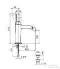 Webert Opera bidet csaptelep króm színben OA840101.015