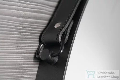 Sapho ORBITER kerek tükör akasztóval, átm:70cm, matt fekete (ORT070)