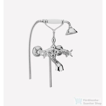   Webert OTTOCENTO fali kádcsaptelep, zuhanyszettel, króm OT720201.015
