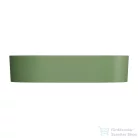 OMNIRES OVO M+ 55x36 cm-es pultra ültethető mosdó leeresztő nélkül, olive OVOUNOL
