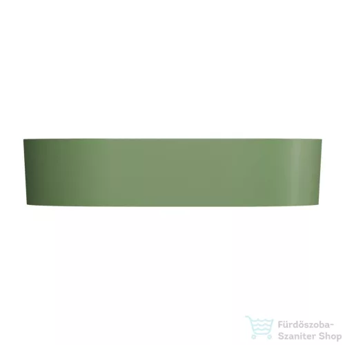 OMNIRES OVO M+ 55x36 cm-es pultra ültethető mosdó leeresztő nélkül, olive OVOUNOL