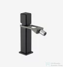 Webert ONE-X bidet csaptelep leeresztővel, fekete/inox színben OX840101.441