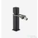 Webert ONE-X bidet csaptelep leeresztővel, fekete/inox színben OX840101.441