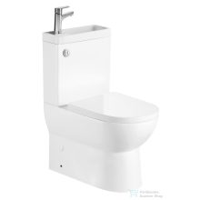   AQUALINE JALTA HYGIE monoblokkos WC, alsó/hátsó kifolyású, WC-ülőke nélkül, mosdóval, csaptelep nélkül, 38,5x63cm (PB103H)