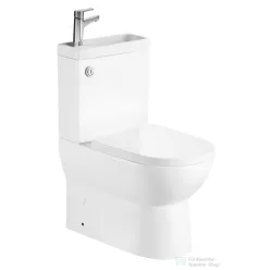   AQUALINE JALTA HYGIE monoblokkos WC, alsó/hátsó kifolyású, WC-ülőke nélkül, mosdóval, csaptelep nélkül, 38,5x63cm (PB103H)