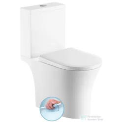   AQUALINE VITO RIMLESS monoblokkos WC, ülőke nélkül,alsó/hátsó kifolyású, 61x35,5cm (PB105WR)