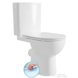   Aqualine TAVON RIMLESS monoblokkos WC,hátsó kifolyású, ülőke nélkül (PB106WR)
