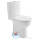 Aqualine IMALA RIMLESS Vortex monoblokkos WC,alsó/hátsó kifolyású (PB107WR)