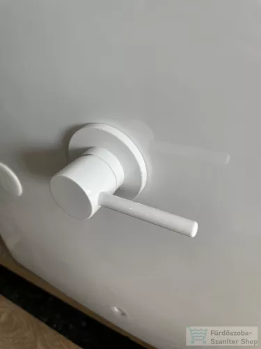 Sapho PACO RIMLESS monoblokkos WC, alsó/hátsó kifolyású, ülőke nélkül, FEHÉR CSAPTELEPPEL, bidézuhannyal, 38x64cm, duálgombos öblítőmechanikával (PC1012RX)