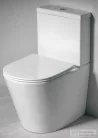 Sapho PACO RIMLESS kombi WC alsó/hátsó kifolyású, tartállyal, ülőke nélkül (PC1012WR)