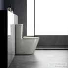 Sapho PACO RIMLESS monoblokkos WC,alsó/hátsó kifolyású, ülőke nélkül, duálgombos, elefántcsont (PC1012WRBE)