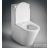   Sapho PACO RIMLESS kombi WC alsó/hátsó kifolyású, tartállyal, ülőke nélkül (PC1012WR)