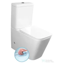   Sapho PORTO RIMLESS monoblokkos WC, alsó/hátsó kifolyású, duálgombos öblítőmechanikával (PC102WR)