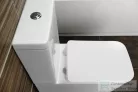 Sapho PORTO RIMLESS monoblokkos WC, alsó/hátsó kifolyású, duálgombos öblítőmechanikával (PC102WR)