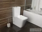 Sapho PORTO RIMLESS monoblokkos WC, alsó/hátsó kifolyású, duálgombos öblítőmechanikával (PC102WR)