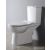 Sapho KAIRO álló kombi WC, hátsó kifolyású, tartállyal, 36x67cm, króm duálgombos öblítőmechanikával (PC105)