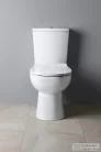 Sapho KAIRO álló kombi WC, hátsó kifolyású, tartállyal, 36x67cm, króm duálgombos öblítőmechanikával (PC105)