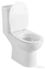 Sapho KAIRO álló kombi WC, hátsó kifolyású, tartállyal, 36x67cm, króm duálgombos öblítőmechanikával (PC105)