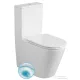 Sapho AVIS VORTEX RIMLESS monoblokkos WC,alsó/hátsó kifolyású, ülőke nélkül (PC106V)