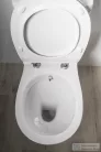 Sapho KAIRO álló kombi WC, hátsó kifolyású, tartállyal, bidézuhannyal, 36x67cm, króm duálgombos öblítőmechanikával (PC106)
