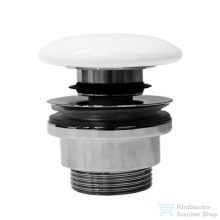   Sapho GSI klik-klak lefolyó, túlfolyó nélkül, kerámia fedéllel, 5/4“, fehér (PCS11)