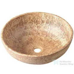   Sapho PRIORI kerámia mosdó, átmérő 42cm, barna mintás PI010