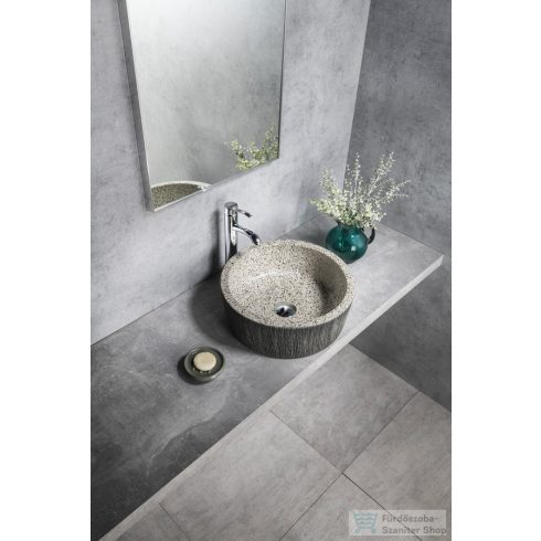 Sapho PRIORI kerámiamosdó, átm:41cm, gránit (PI035)