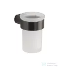 Sapho PIRENEI fogkefetartó, gun metal/tejüveg (PI1081)