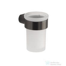 Sapho PIRENEI fogkefetartó, gun metal/tejüveg (PI1081)