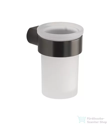 Sapho PIRENEI fogkefetartó, gun metal/tejüveg (PI1081)
