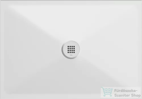 Sapho GSI zuhanytálcaszifon, 90mm, DN40, helytakarékos, matt fehér fedővel (PILDSR209)