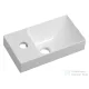 Sapho SMALL PICCOLINO öntöttmárvány mosdó, balos, 30,5x10x17cm (PK300)