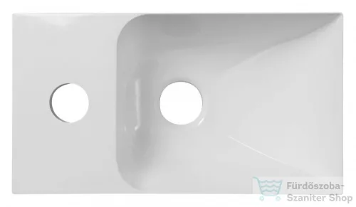 Sapho SMALL PICCOLINO öntöttmárvány mosdó, balos, 30,5x10x17cm (PK300)