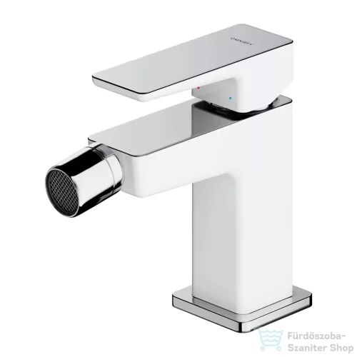 Omnires PARMA bidé csaptelep, leeresztő nélkül, króm/fehér PM7420CRB