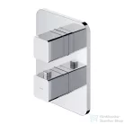 Omnires PARMA termosztátos falsík alatti kád/zuhany csaptelep, króm PM7436CR