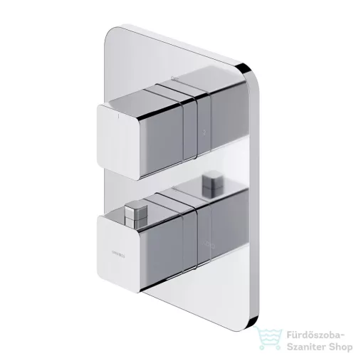 Omnires PARMA termosztátos falsík alatti kád/zuhany csaptelep, króm PM7436CR