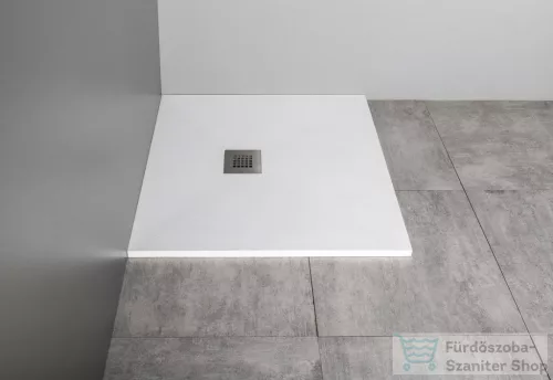 Sapho GELCO MITIA öntöttmárvány zuhanytálca, 90x90 cm, fehér PMB9090