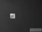 Sapho GELCO MITIA öntöttmárvány zuhanytálca, 120x80 cm, fekete PMC12080