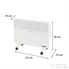 Leziter Asama elektromos fűtőtest 750W/1500W PN1500