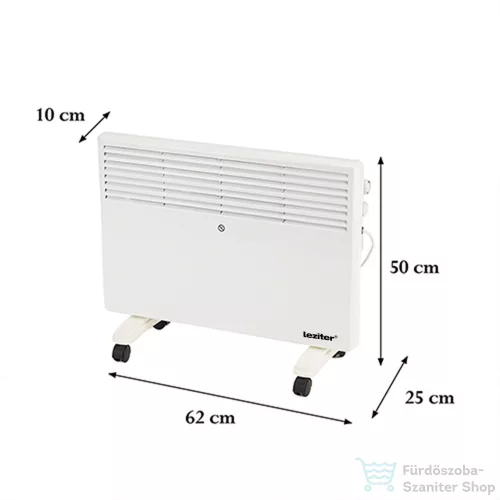 Leziter Asama elektromos fűtőtest 750W/1500W PN1500
