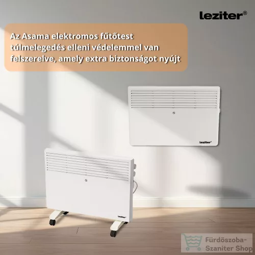 Leziter Asama elektromos fűtőtest 750W/1500W PN1500