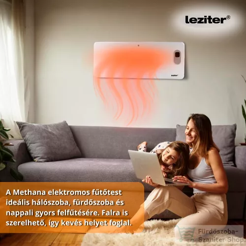 Leziter Methana elektromos fűtőtest 1000W/2000W PN2000DL