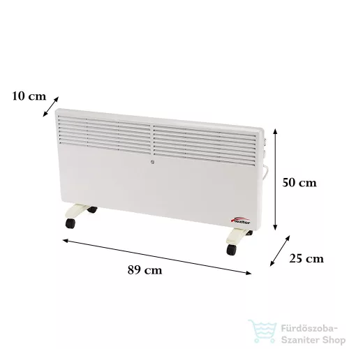 Leziter Asama elektromos fűtőtest 1250W/2500W PN2500
