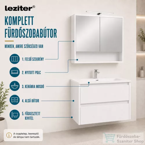 Leziter Porto 80 komplett rauna szil-antracit PO80RSZAN