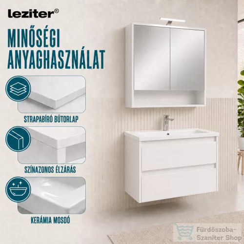 Leziter Porto 80 komplett rauna szil-antracit PO80RSZAN