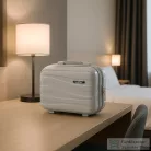 Leziter TraveLux Voyager kisméretű kézi bőrönd keményfedeles 26x31x14 cm szürke PP200-GR-14