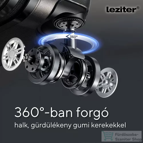 Leziter TraveLux Voyager kisméretű kézi bőrönd keményfedeles 26x31x14 cm szürke PP200-GR-14