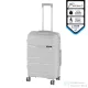 Leziter TraveLux Voyager közepes bőrönd keményfedeles 68x45x25 cm szürke PP200-GR-24