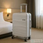 Leziter TraveLux Voyager nagy bőrönd keményfedeles 76x50x29 cm szürke PP200-GR-28