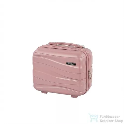 Leziter TraveLux Voyager kisméretű kézi bőrönd keményfedeles 26x31x14 cm mályvarózsaszín PP200-RG-14